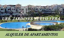 Alquiler de Apartamentos en Vera Playa en Urbanización Jardines de Nuevo Vera