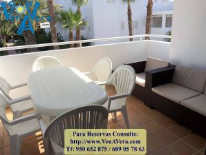 Terraza - Apartamento 2 Dormitorios - La Aldea de Puerto Rey - Vera Playa - Almería